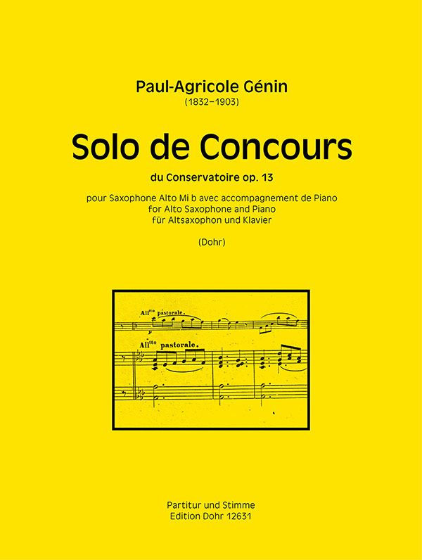 Solo de concours du conservatoire op.13