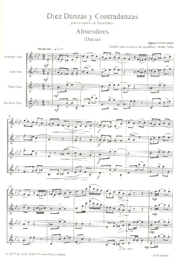 10 Danzas y Contradanzas