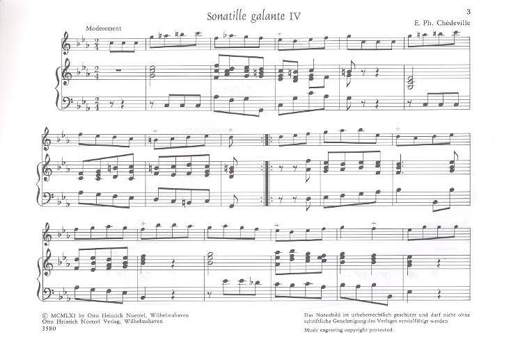 Sonatilles galantes op.6 Band 2 (Nr.4-6)