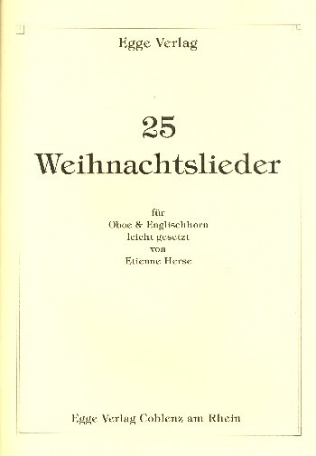 25 Weihnachtslieder