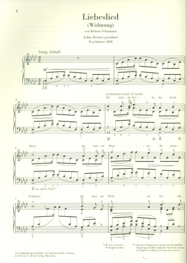 Liebeslied aus Myrthen op.25