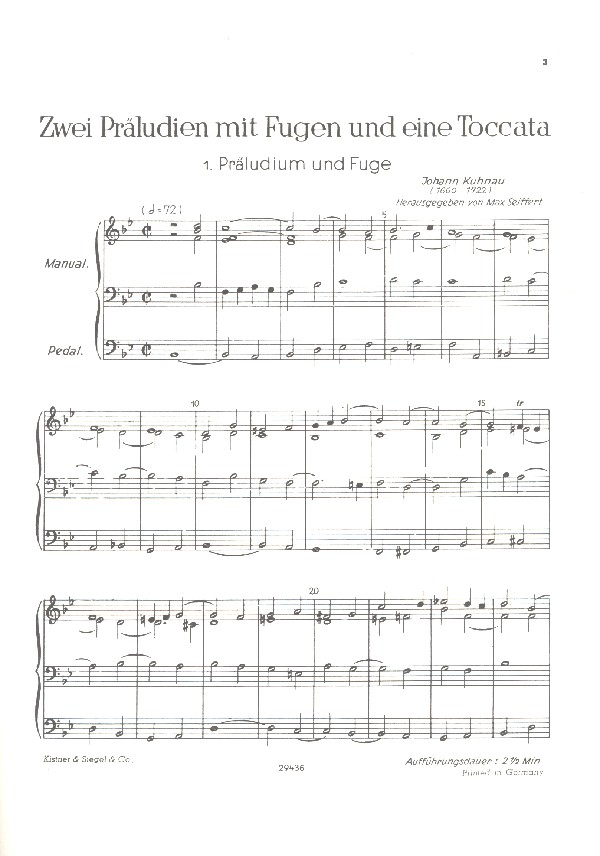 2 Präludien und eine Toccata