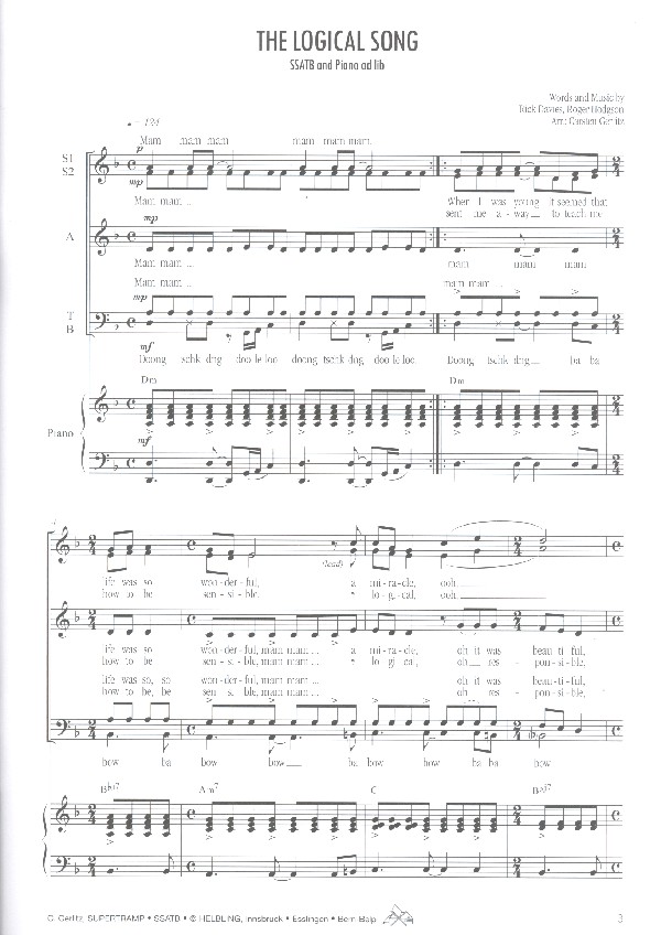 Supertramp for Choir