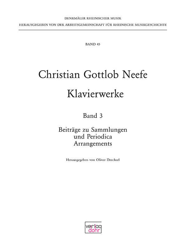 Klavierwerke Band 3