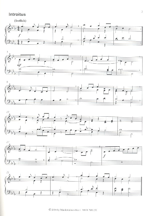 Freie leichte Orgelstücke