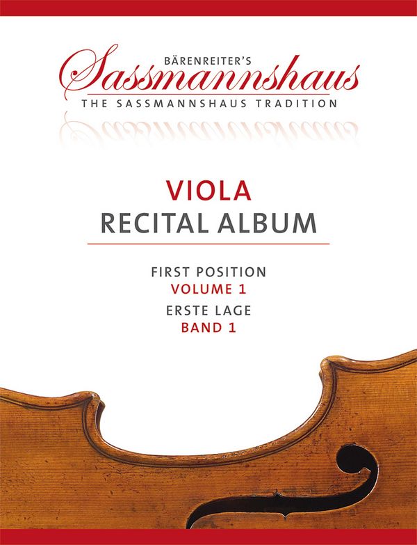 Sassmannshaus Viola Recital Album Band 1: