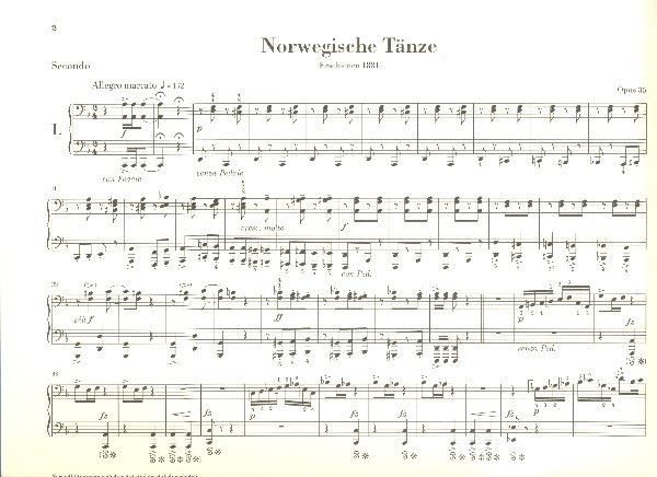 Norwegische Tänze op.35