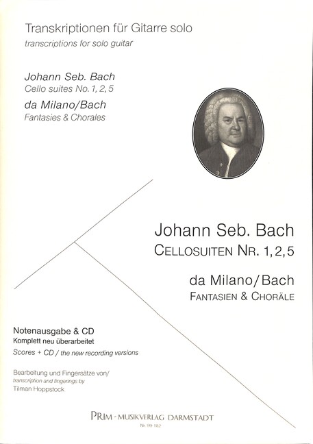 Cellosuiten, Fantasien, Choräle und Air (+CD)
