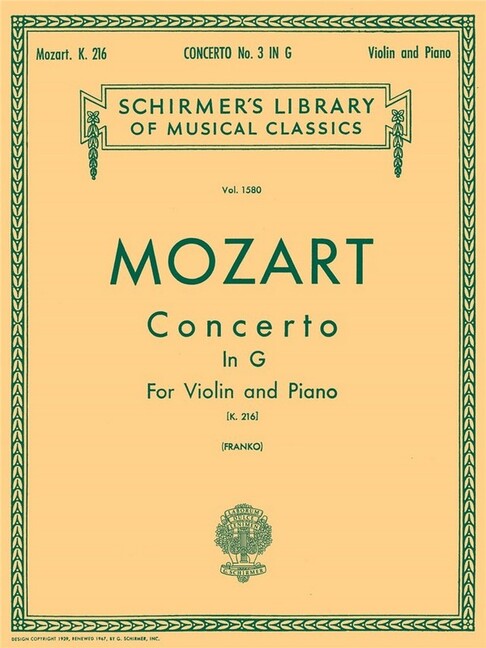 Concerto g Major KV216