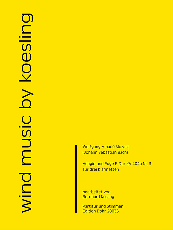 Adagio und Fuge g-Moll KV404a,3