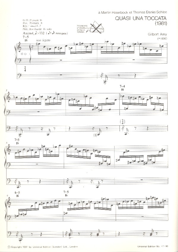 Quasi una toccata (1981)