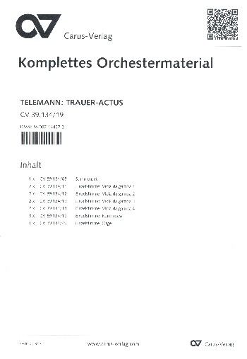 Ach wie nichtig ach wie flüchtig TWV1:38