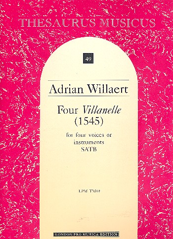 4 Villanelle for 4 voices or