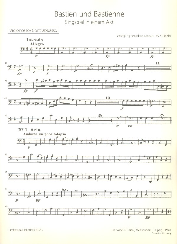 Bastien und Bastienne KV50