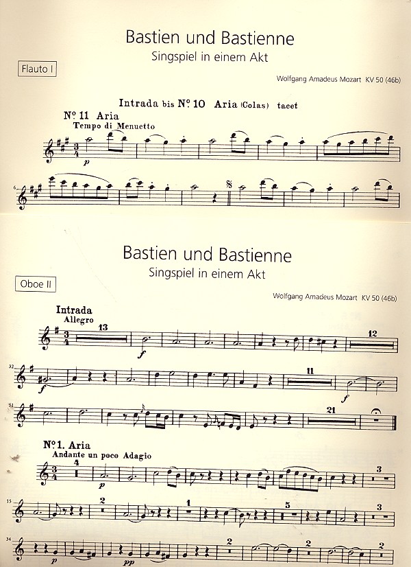 Bastien und Bastienne KV50