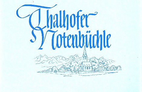 Thalhofer Notenbüchle Melodien