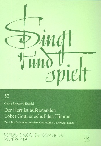 2 Stücke aus dem Oratorium La resurrezione