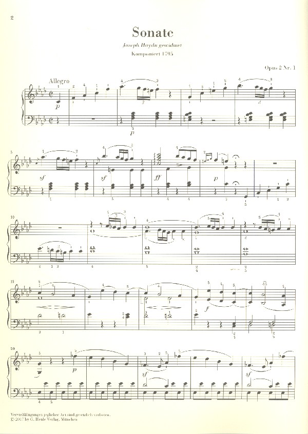 Sonate f-Moll op.2,1