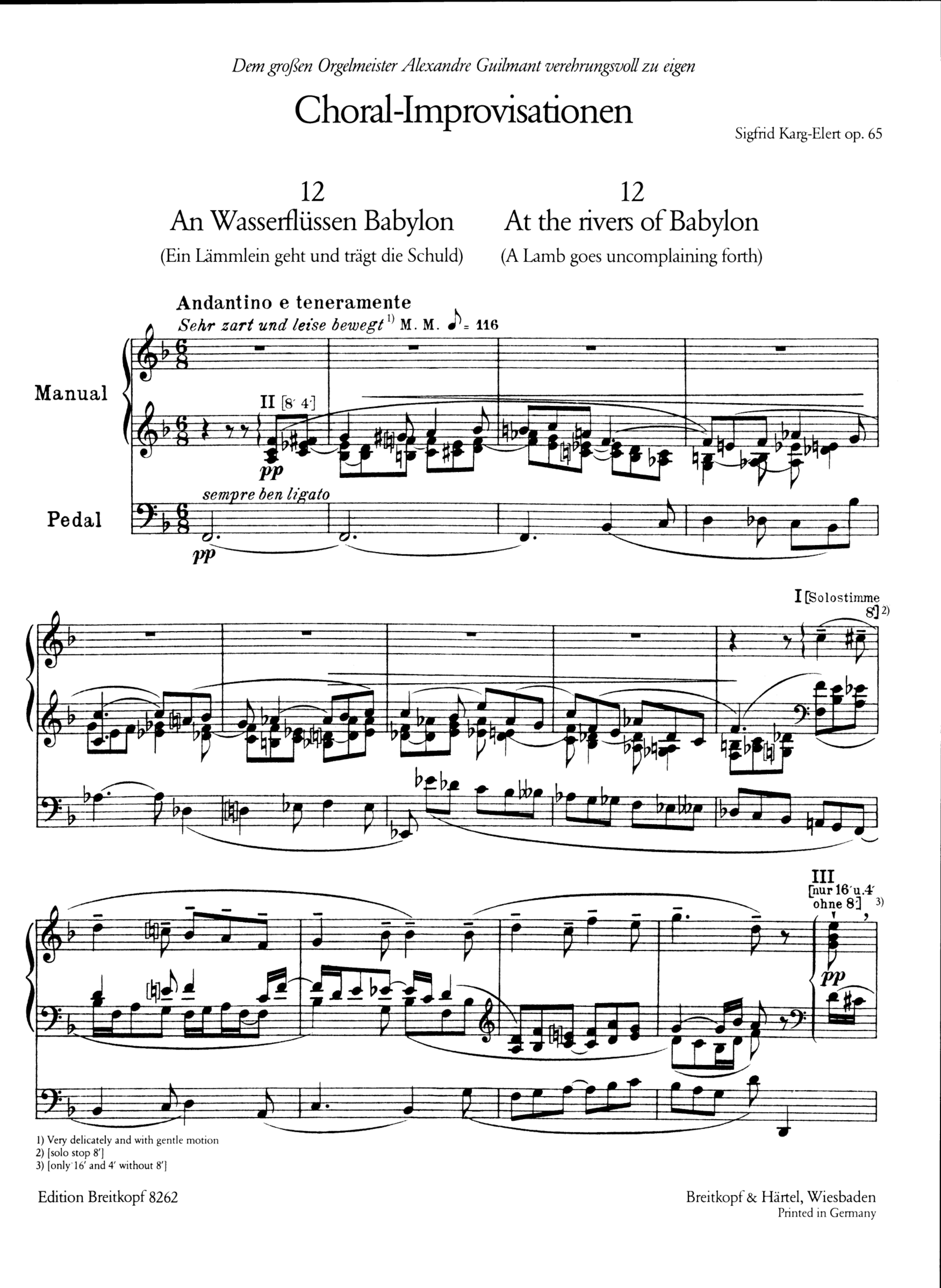 36 Choralimprovisationen op.65 Band 2