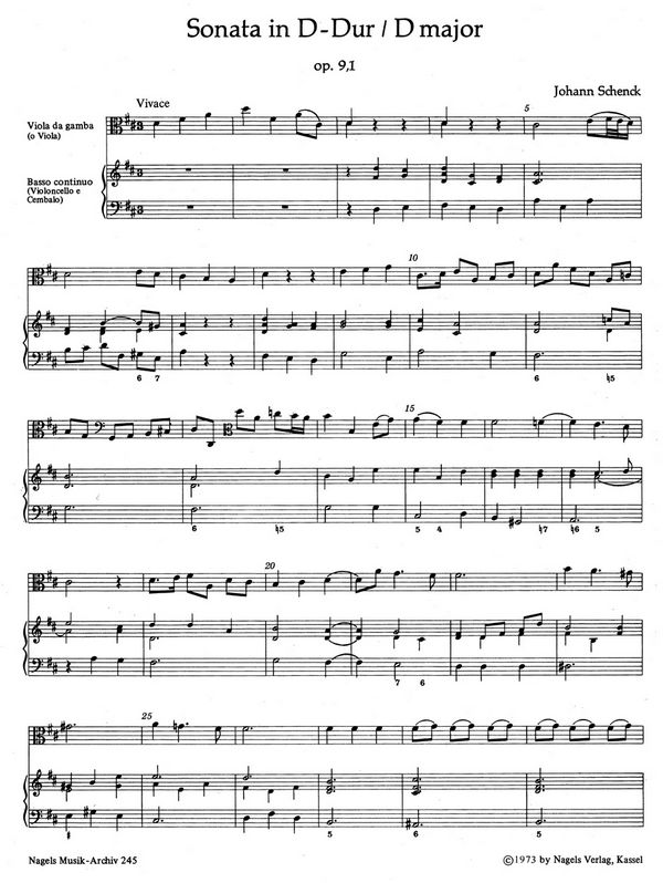 Sonate D-Dur op.9,1