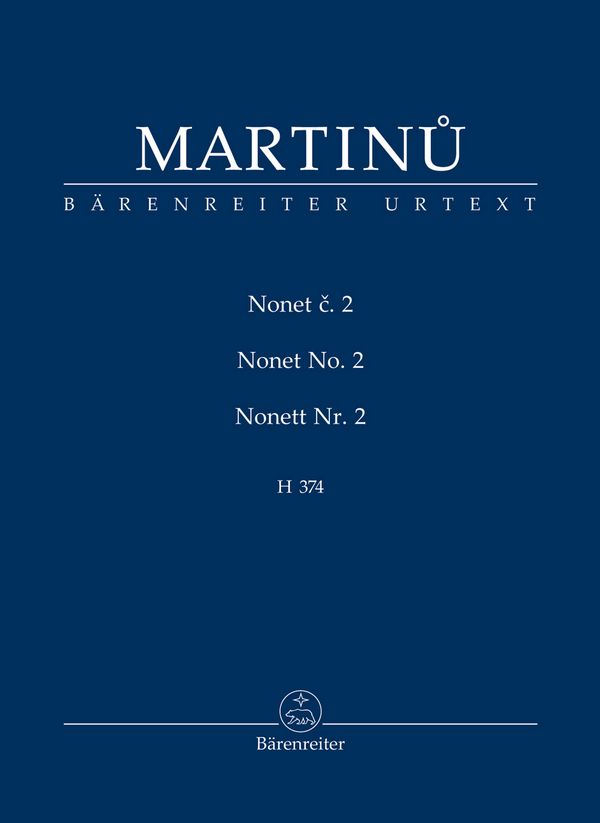 Nonett Nr.2 H374 für Flöte, Oboe,