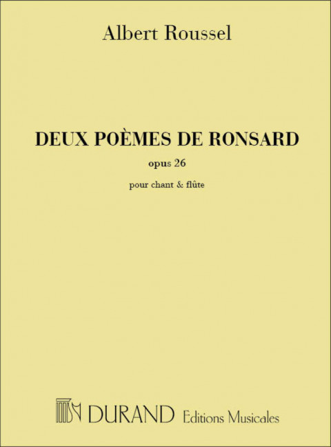 2 poèmes de Ronsard op.26