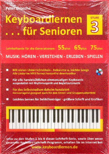 Keyboard lernen für Senioren Band 3