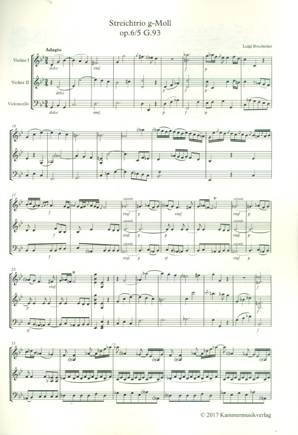 Trio g-Moll Nr.17 op.6,5 G93