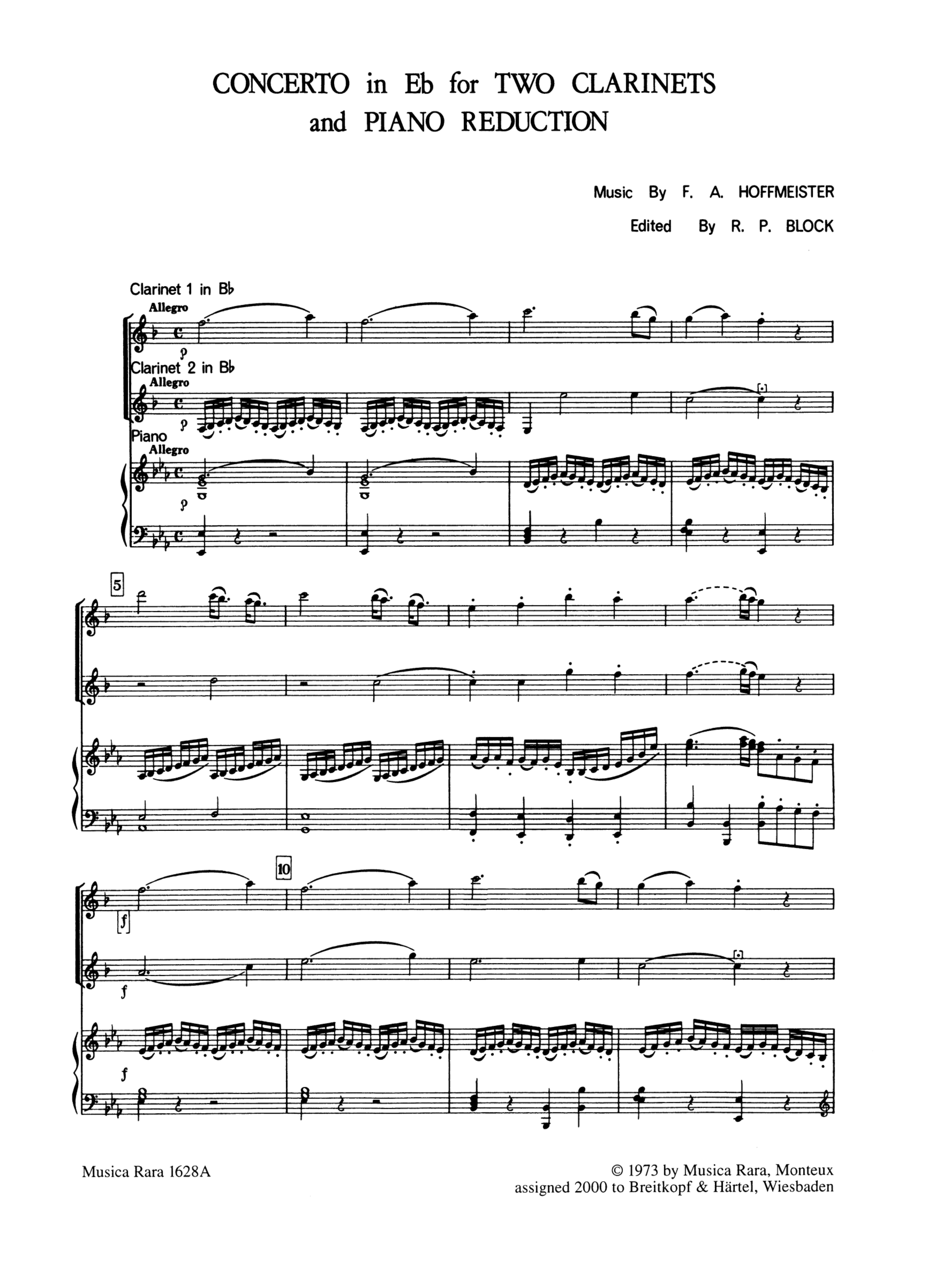 Konzert Es-Dur
