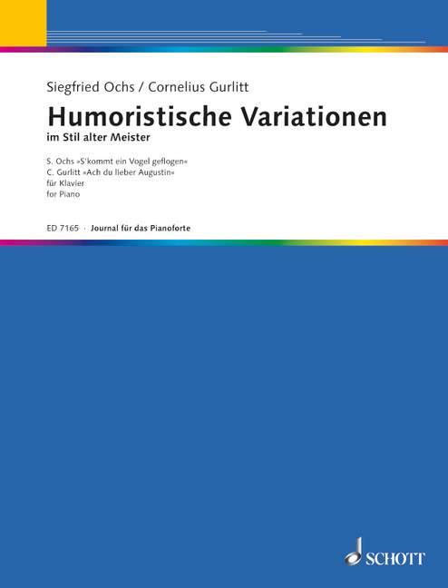 Gurlitt, Cornelius / Ochs, Siegfried: Humoristische Variationen im Sti