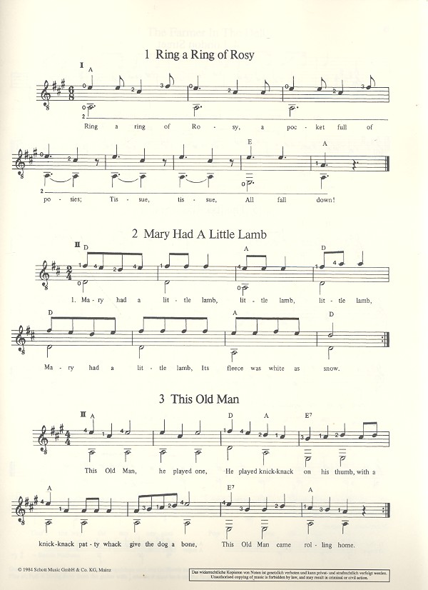 English and American Songs