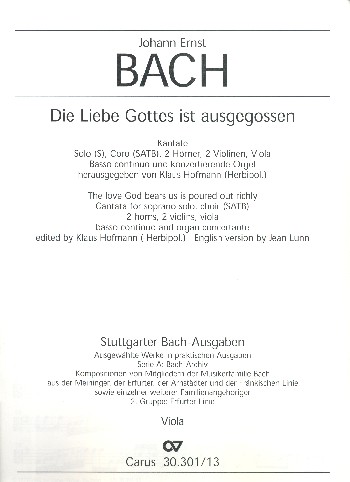 Die Liebe Gottes ist ausgegossen