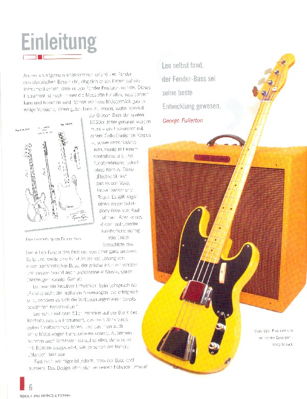Fender Bass - Mythos und Technik