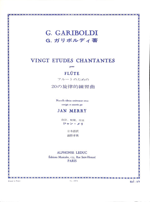 20 études chantantes op.88