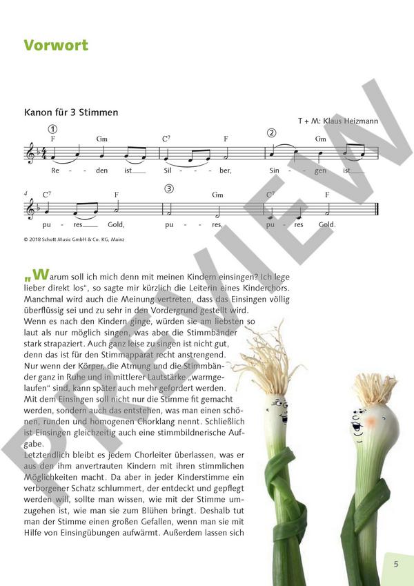 Dabada und Dubidu - Einsingübungen für Kinder