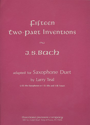 15 two-part Inventions 
