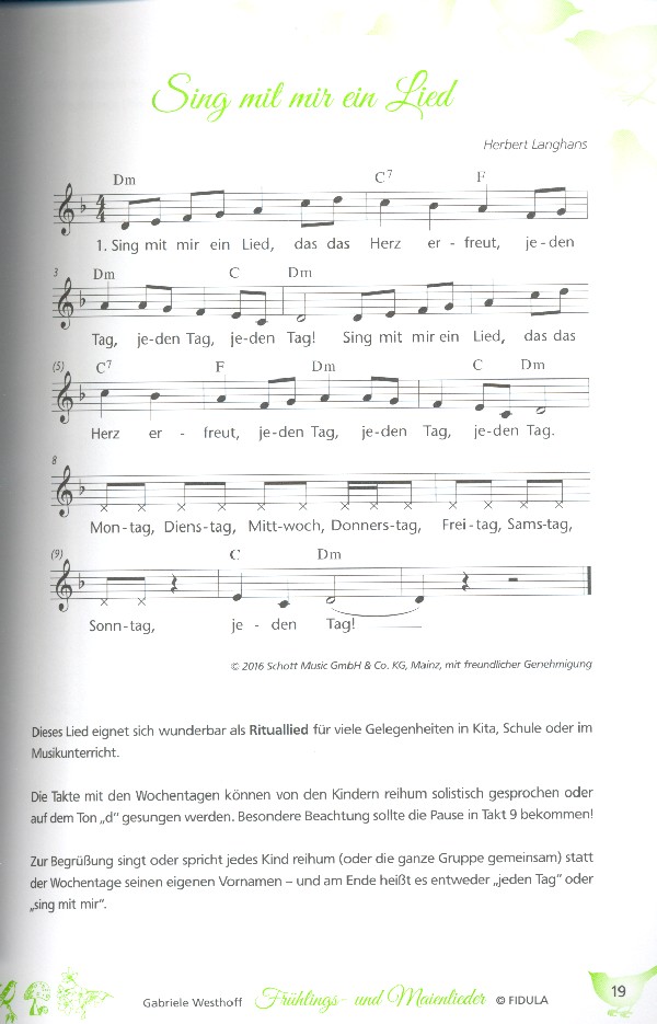 Frühlings- und Maienlieder (+CD)