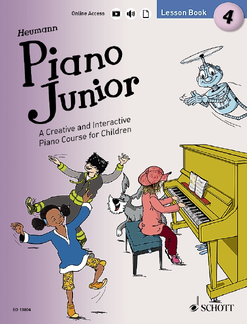 Piano junior - Lesson Book vol.4 (+Online Audio Download)