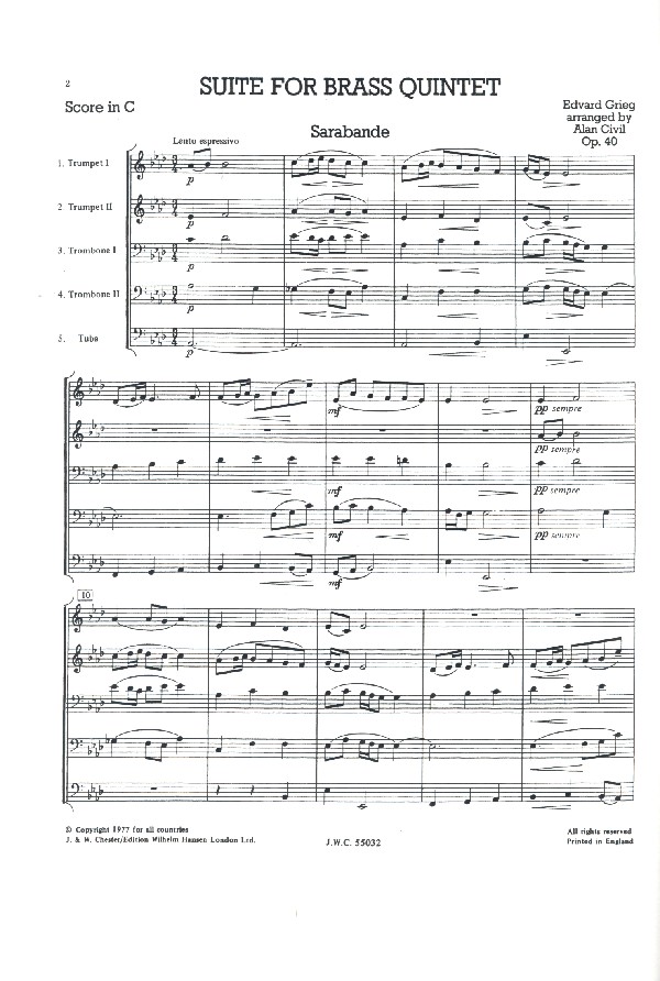 Suite op.40
