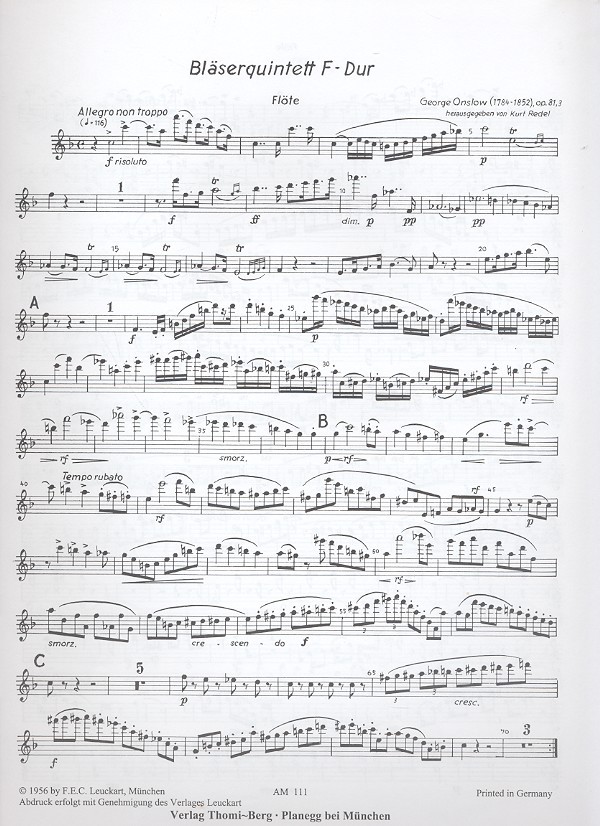 Quintett F-Dur op.81,3