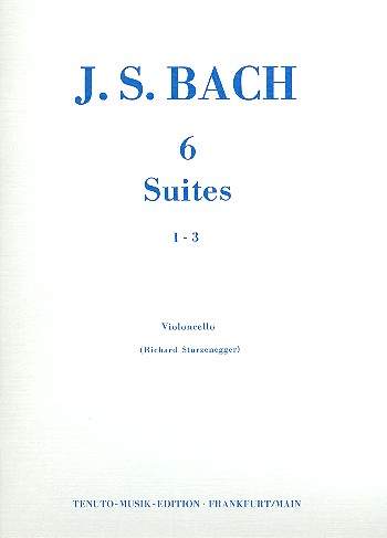 6 Suiten Band 1 (Nr.1-3) BWV1007-1009