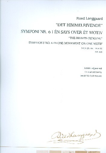 Symphony no.6 in one Movement on one Motif BVN165