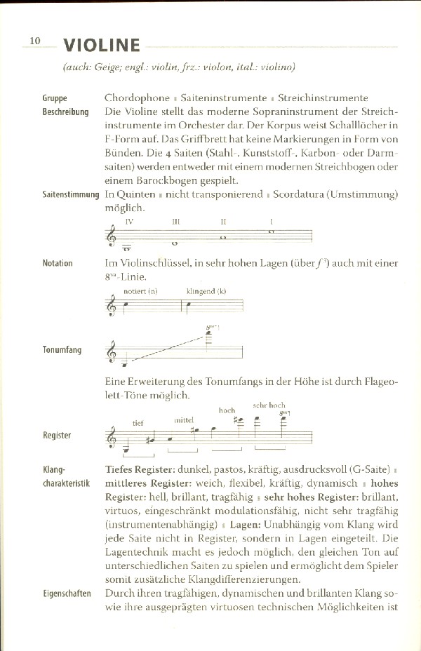 Praktische Instrumentenkunde