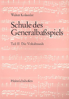 Schule des Generalbaßspiels