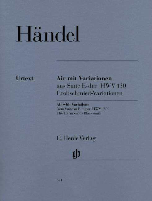 Air mit Variationen aus der Suite E-Dur HWV430