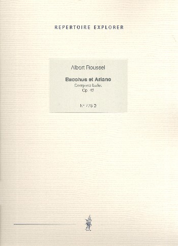 Bacchus et Ariane op.43
