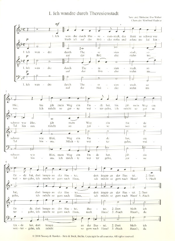 Ich wandre durch Theresienstadt