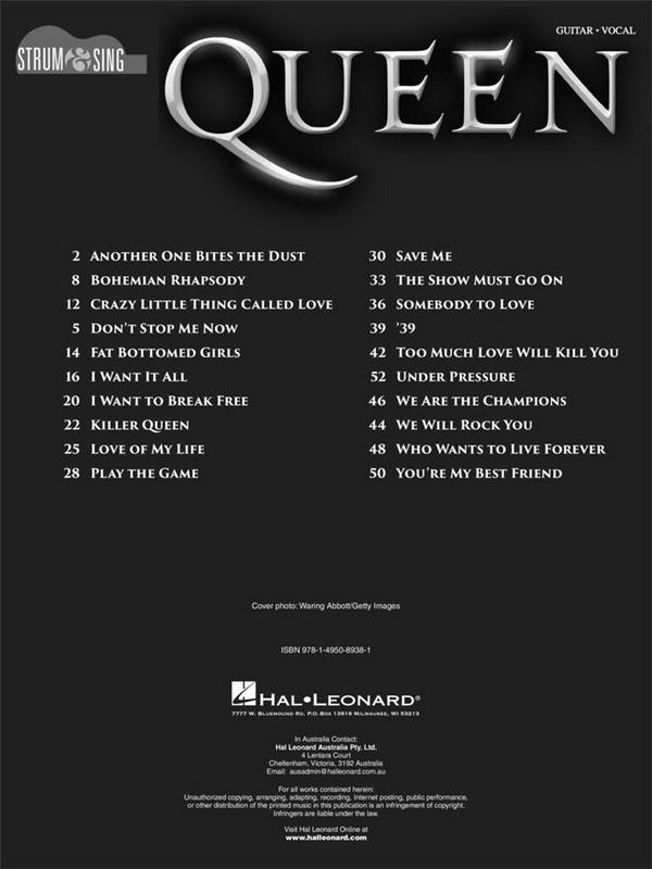 Strum and sing: Queen