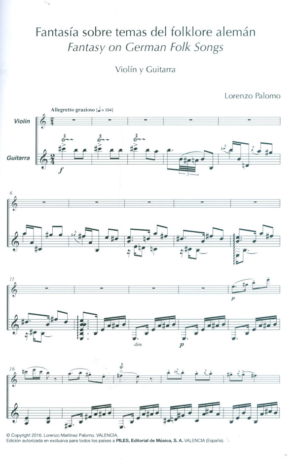 Fantasia sobre temas del folklore alemán