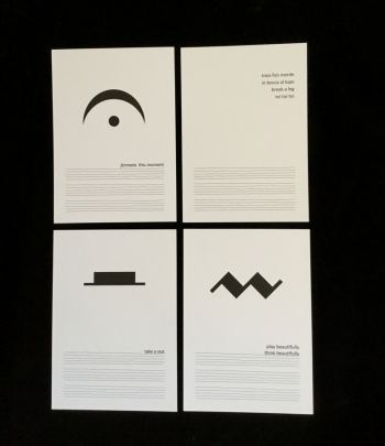 Postkarten-Set Musik